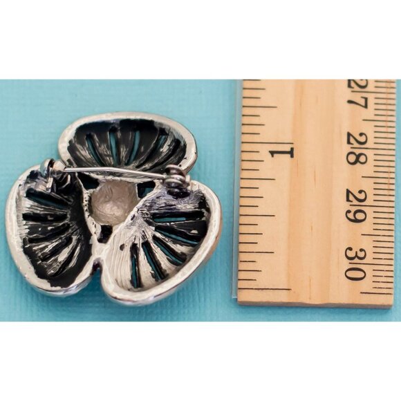 Vintage Geometric Flower Brooch E26 - Picture 2 of 2